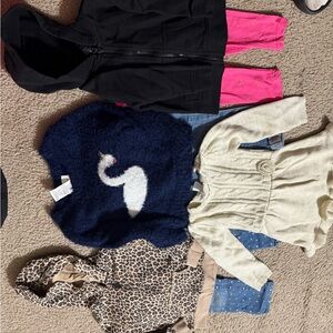 Girls Size 24m Winter Outfit Bundle – 7 Pieces